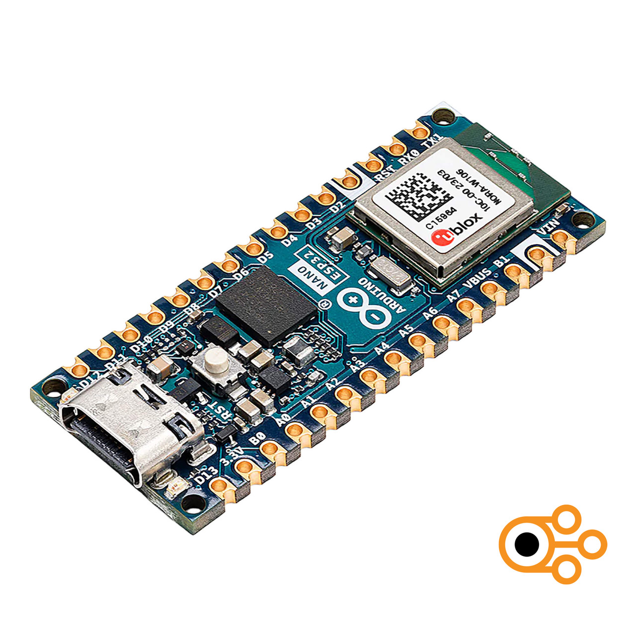 Контролер Arduino Nano ESP32 Original (Без ніг), фото 1