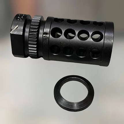 ДГК GrovTec G-Nite кал. 223 Rem (5.56/45). Різьба 1/2"-28 (GTHM317). Дулове гальмо-компенсатор AR-15, фото 1
