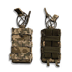 Відкритий Підсумок для магазинів АК тактичний подвійний Військовий на 2 ріжки АК для ЗСУ Pixel