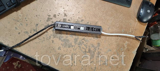 Блок живлення БЖ світлодіодної стрічки LED Waterproof 12 V60 W IP67 12 V 5 A 60 W No 231404