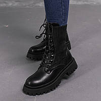 Ботинки женские Fashion Horseshoe 3368 39 размер 25 см Черный
