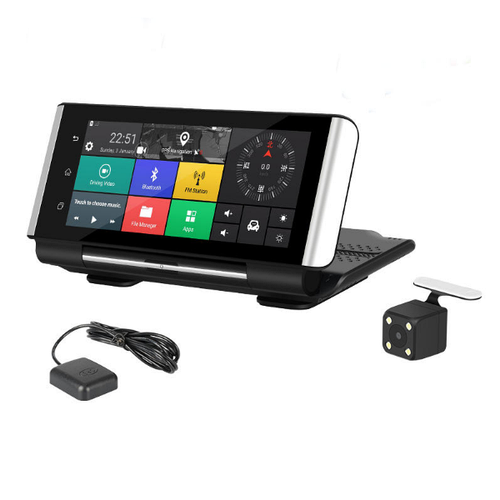 Авторегистратор K6 на торпеду + доп камера 4G | Видеорегистратор в авто ...