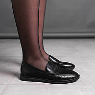 Мокасіни жіночі Fashion Stella 3571 36 розмір 23,5 см Чорний, фото 4