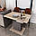 Столовий стіл Doros Бостон Дуб Сонома / Графіт 150х70х79 (81339362), фото 5