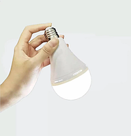 Лампочка с аккумулятором 2 x 18650 разъем micro usb 5v BL fa3830 | Энергосберегающая лампочка | Led лампа E27