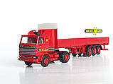 Масштабна модель вантажного автомобіля Scania c причепом, масштабу 1/87, H0, фото 2