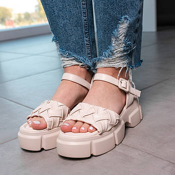 Жіночі сандалі Fashion Bailey 3600 38 розмір 24,5 см Бежевий