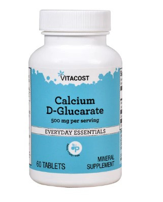 Vitacost Calcium D-Glucarate 250 мг у кожній таблетці (100 мг кальцію), 60 таблеток на 30 днів. До 03/2027