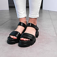 Жіночі сандалі Fashion Tubby 3614 36 розмір 23,5 см Чорний, фото 2