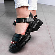 Жіночі сандалі Fashion Tubby 3614 36 розмір 23,5 см Чорний, фото 7