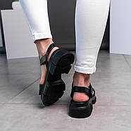 Жіночі сандалі Fashion Tubby 3614 36 розмір 23,5 см Чорний, фото 8