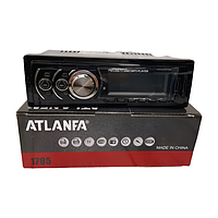 Автомагнитола Atlanfa 1785 (USB, SD, FM, AUX) | Магнитола в машину 1 DIN | Автомобильная магнитола