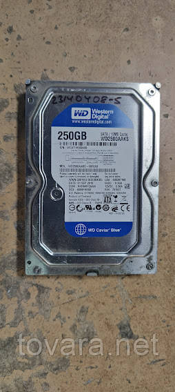 Жорсткий диск Вінчестер HDD 250 Gb / Гб Western Digital Caviar Blue WD2500AAKS 3.5" SATA2 No 23140408