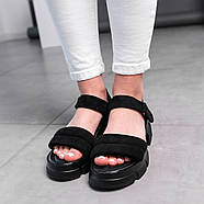 Жіночі сандалі Fashion Sheba 3629 40 розмір 25,5 см Чорний, фото 3