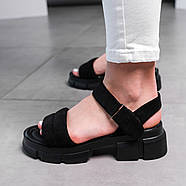 Жіночі сандалі Fashion Sheba 3629 40 розмір 25,5 см Чорний, фото 4
