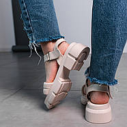 Жіночі сандалі Fashion Tubby 3635 37 розмір 24 см Бежевий, фото 6