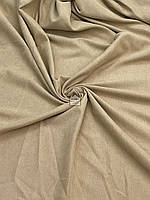 Двусторонний лен для штор California V 7 однотонная шторная ткань, песочный цвет