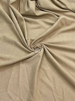 Двосторонній льон для штор California V-7 однотонна шторна тканина, пісочний колір