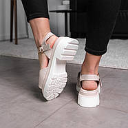 Жіночі сандалі Fashion Bean 3650 39 розмір 25 см Бежевий, фото 3