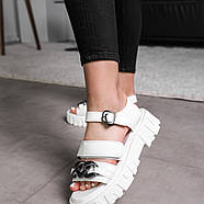Жіночі сандалі Fashion Nala 3651 37 розмір 23,5 см Білий, фото 6