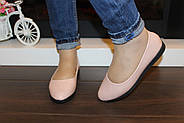 Балетки рожеві туфлі жіночі Т1248, фото 6