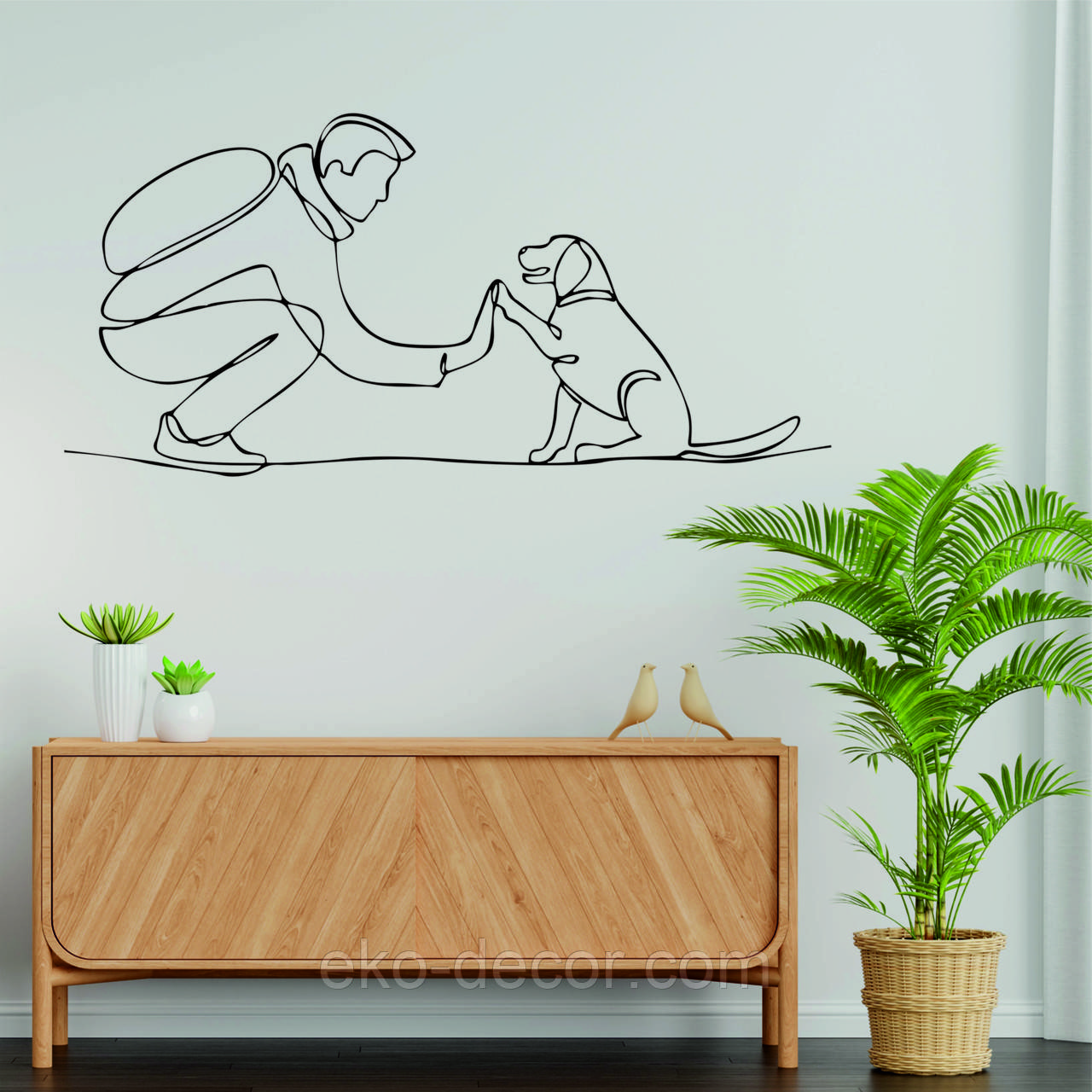 Декоративне настінне Панно «Домашній вихованець» Декор на стіну