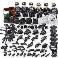 Фигурки детский конструктор солдаты спецназовцы военные SWAT BrickArms