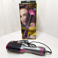 Фен-расческа для укладки волос DSP 50052 | Фен-щетка для сушки волос | Расческа для завивки волос