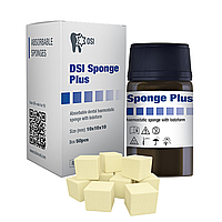 Губка з йодоформом (Sponge Plus with iodoform) - кубики 10x10 мм. стерильні в банці по 50 шт.