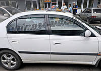 Дефлектори вікон (вітровики) Toyota Avensis 1997-2003 (Hic)