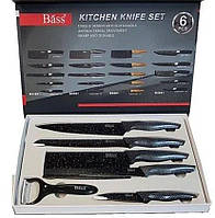 Набор ножей с овощечисткой 6в1 B6981 | Ножи для кухни