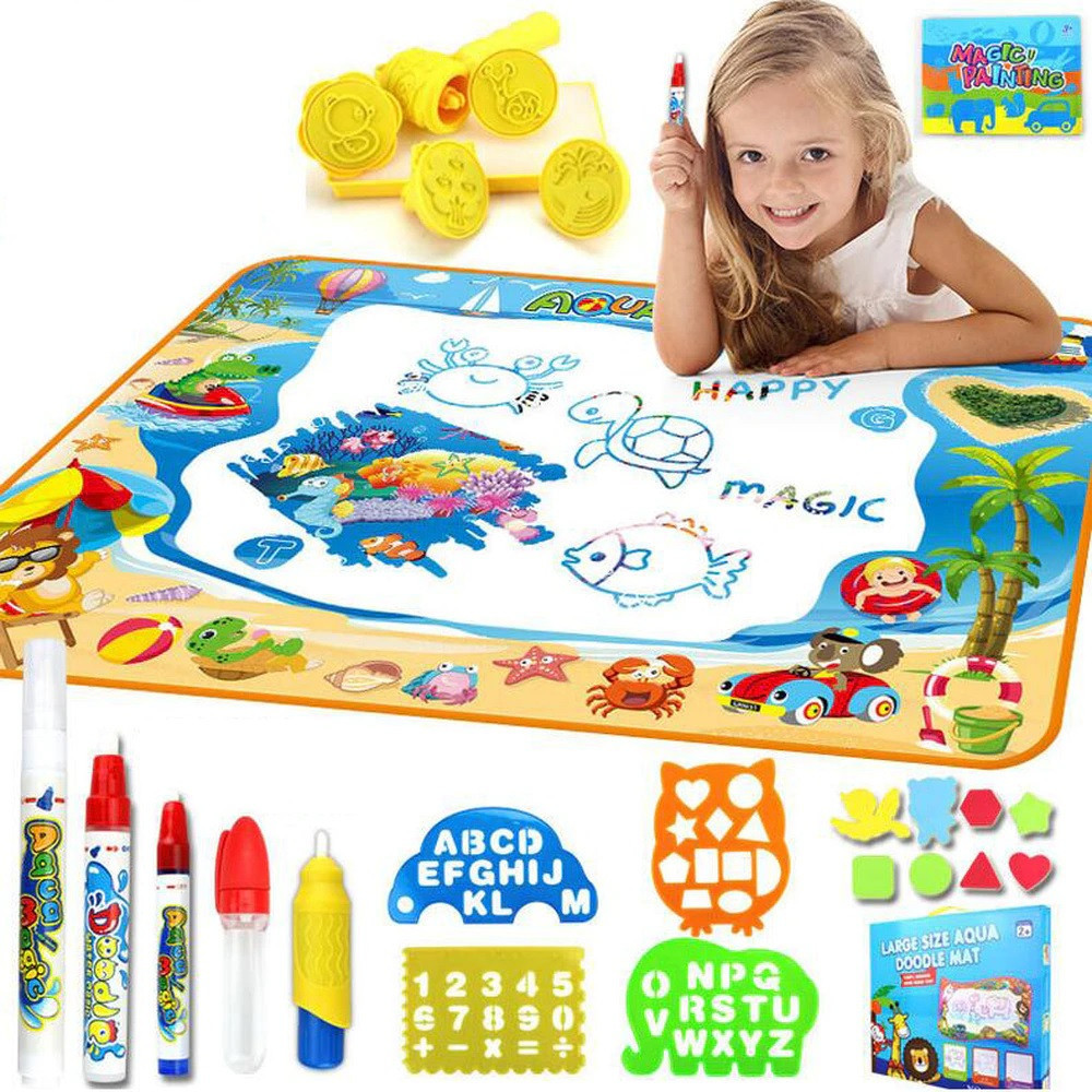 Водный коврик для рисования Aqua Magic Mat | Детский коврик для творчества - фото 1 - id-p1900927545