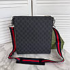 Чоловіча стильна сумка через плече Gucci (люкс якість), фото 8