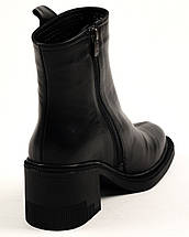 Черевики на підборах Mario Muzi 3743 38 чорні шкіра 36, фото 4