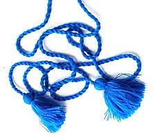 Пояс до вишиванки світло-синій 170 см