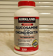 Хондропротектор Kirkland Signature Advanced Glucosamine Chondroitin 220 таблеток кіркленд для суглобів