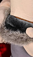 Уггі жіночі зимові сірі натуральна замша С203, фото 4