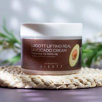 Подтягивающий крем для лица Jigott Lifting Real Avocado Cream с авокадо