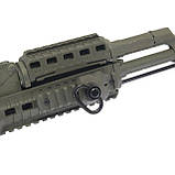 Посадкове гніздо під антабку для цівки, колір Койот, DLG TACTICAL (DLG-158) QD під Пікатінні, фото 4