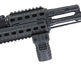 Рукоятка передня коротка DLG TACTICAL (DLG-117), колір Койот, з відсіком, з планкою Пікатінні, фото 8