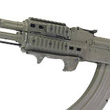 Рукоятка перенесення вогню DLG TACTICAL (DLG-159), Чорна, горизонтальна, упор на цівку на планку Вівер/Пікатінні, фото 9