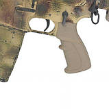 Рукоятка пістолетна для AR15 прогумована DLG TACTICAL (DLG-106), Чорна, з відсіком для батарейок, фото 8