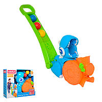 Каталка 0673-NL WinFun на палиці, динозавр, кульки, світло, муз, бат., кор.