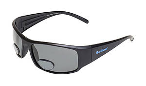 Окуляри біфокальні поляризаційні BluWater Bifocal-1 (+3.0) Polarized (gray) (чорна біфокальна лінза з діоптріями)