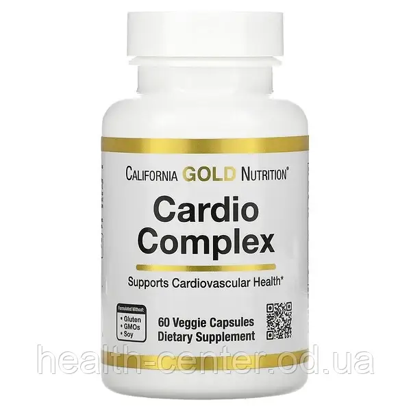 Кардіо комплекс Cardio Complex 60 капс для здоров'я серця California Gold Nutrition США