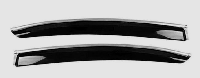 Ветровики для Audi Q7 5d 2015+, Хром Вставка /3-я часть/ (Cobra) дефлекторы : на Ауди Q7