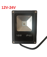 Ультрафиолетовый UV светодиодный прожектор 10 W 12-24V DC 395nm IP65 Код.59850