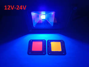Ультрафіолетовий UV світлодіодний прожектор 10 W 12-24 V DC 395nm IP65 Код.59850, фото 2