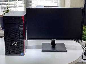 ПК+Монітор Fujitsu Esprimo P757 MT/ Core i5-7400/ 8 GB RAM/ 240 GB SSD/ HD 630 + Samsung NC241 24" 1920x1080, фото 3