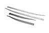 Молдинг дверний (4 шт, нерж) OmsaLine - Італійська нержавійка для Jeep Renegade 2014- рр від VLF комп., фото 5